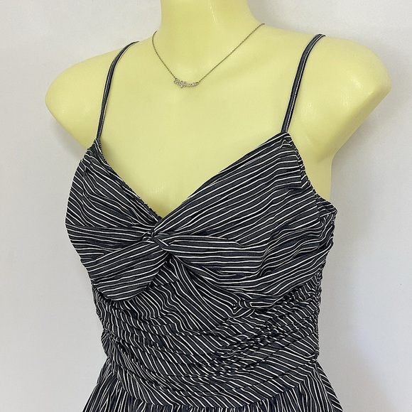 Tracy Reese Dress Striped Fit and Flare MIDI NWOT Sz 10 Perfect for Summer - Picture 2 of 7